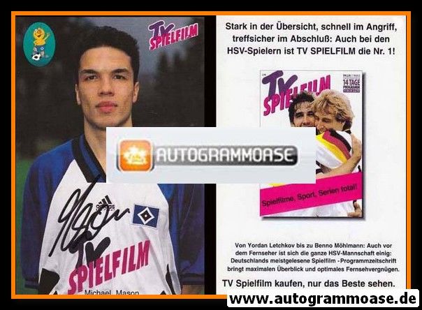 Autogramm Fussball | Hamburger SV | 1994 | Michael MASON