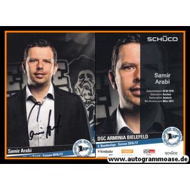 Autogramm Fussball | DSC Arminia Bielefeld | 2016 | Samir ARABI