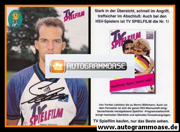 Autogramm Fussball | Hamburger SV | 1994 | Stefan SCHNOOR