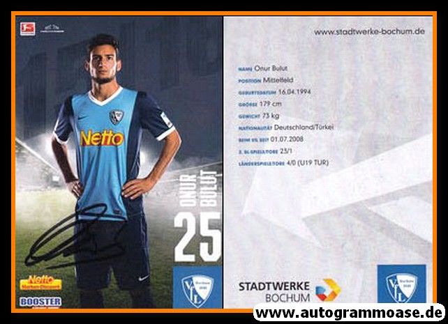 Autogramm Fussball | VfL Bochum | 2015 | Onur BULUT