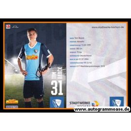 Autogramm Fussball | VfL Bochum | 2015 | Tom BAACK