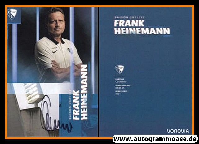 Autogramm Fussball | VfL Bochum | 2021 | Frank HEINEMANN