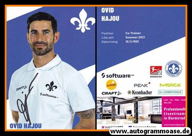 Autogramm Fussball | SV Darmstadt 98 | 2021 | Ovid HAJOU