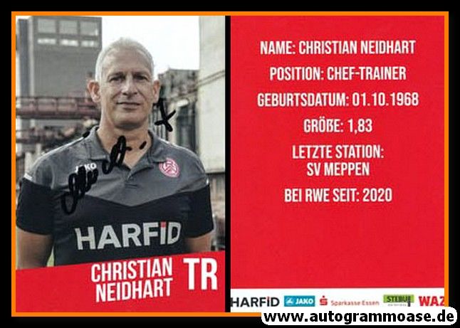 Autogramm Fussball | Rot-Weiss Essen | 2020 | Christian NEIDHART