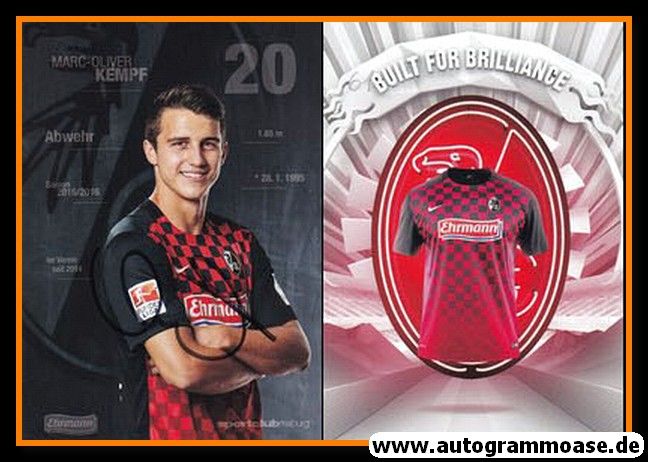Autogramm Fussball | SC Freiburg | 2015 | Marc-Oliver KEMPF