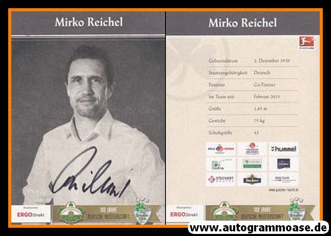 Autogramm Fussball | SpVgg Greuther Fürth | 2014 | Mirko REICHEL