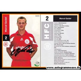 Autogramm Fussball | Hallescher FC | 2003 | Marcel GEIDEL