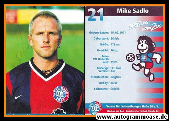 Autogramm Fussball | VfL Halle 96 | 1999 | Mike SADLO