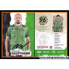 Autogramm Fussball | Hannover 96 | 2020 | Benjamin HAUPTMANN