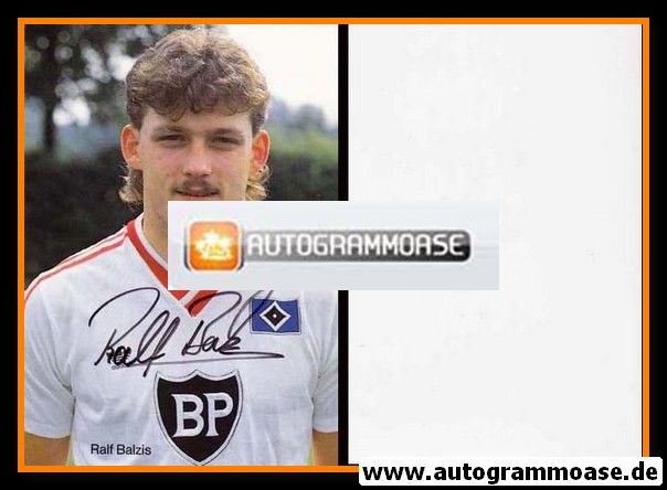 Autogramm Fussball | Hamburger SV | 1985 | Ralf BALZIS