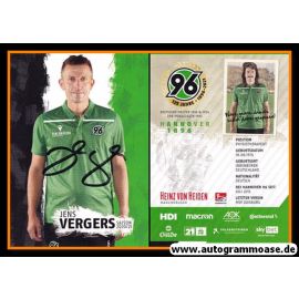Autogramm Fussball | Hannover 96 | 2020 | Jens VERGERS