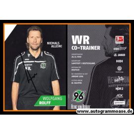 Autogramm Fussball | Hannover 96 | 2015 | Wolfgang ROLFF