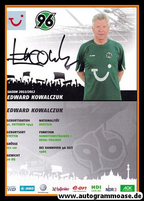 Autogramm Fussball | Hannover 96 | 2011 | Edward KOWALCZUK