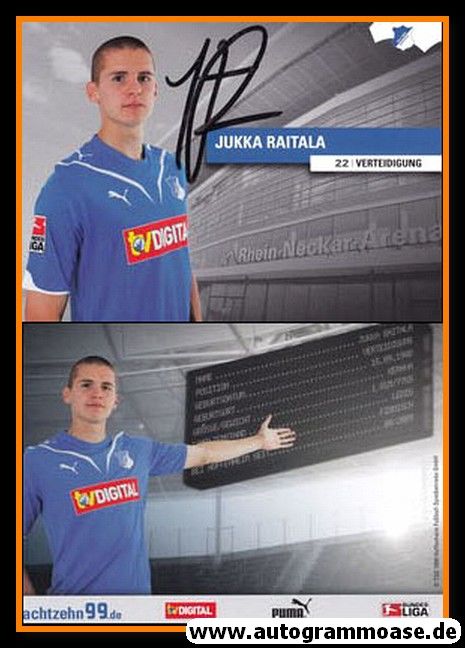 Autogramm Fussball | TSG 1899 Hoffenheim | 2009 | Jukka RAITALA