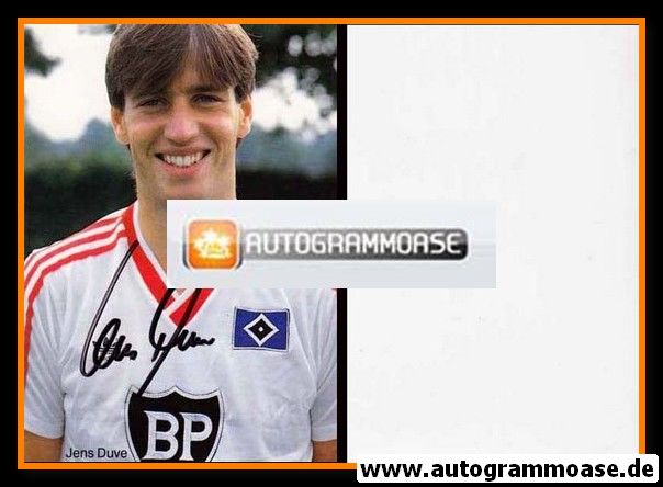 Autogramm Fussball | Hamburger SV | 1985 | Jens DUVE