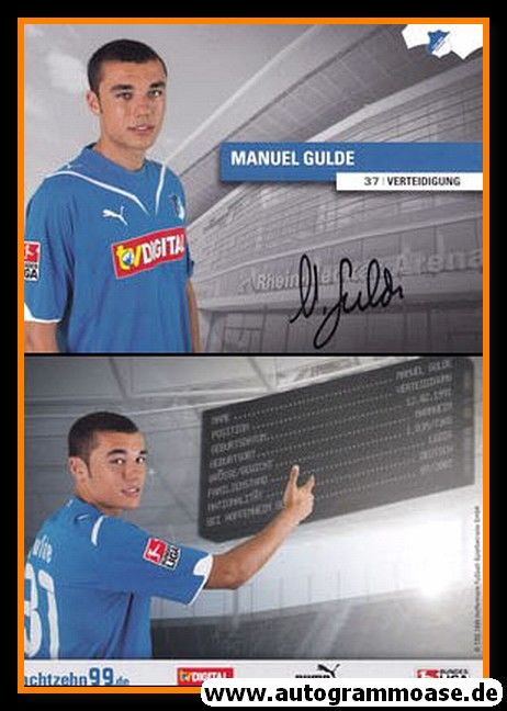 Autogramm Fussball | TSG 1899 Hoffenheim | 2009 | Manuel GULDE