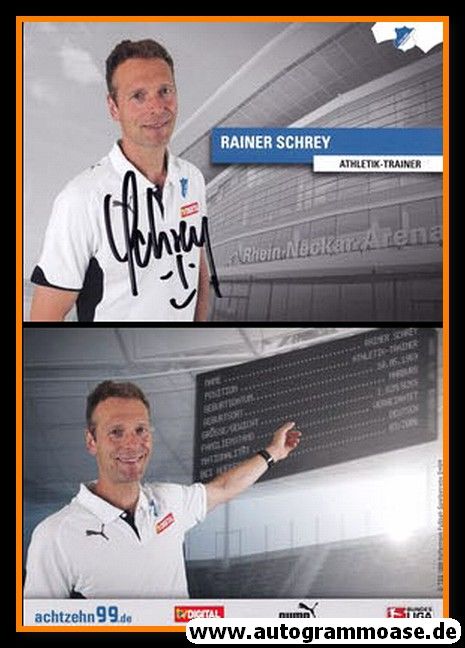 Autogramm Fussball | TSG 1899 Hoffenheim | 2009 | Rainer SCHREY