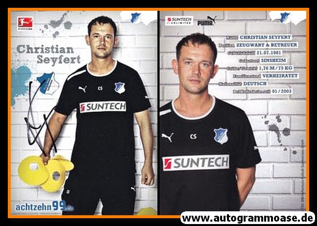 Autogramm Fussball | TSG 1899 Hoffenheim | 2012 | Christian SEYFERT