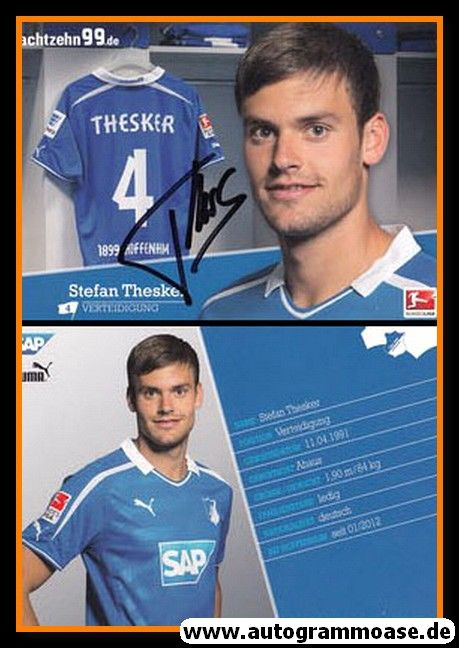 Autogramm Fussball | TSG 1899 Hoffenheim | 2013 | Stefan THESKER