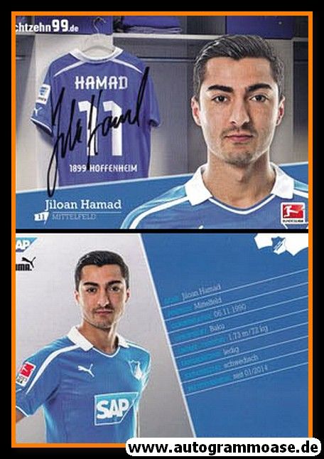 Autogramm Fussball | TSG 1899 Hoffenheim | 2013 | Jiloan HAMAD