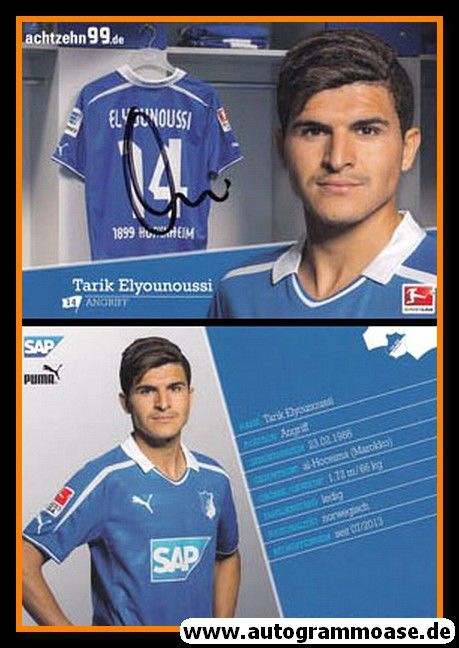 Autogramm Fussball | TSG 1899 Hoffenheim | 2013 | Tarik ELYOUNOUSSI