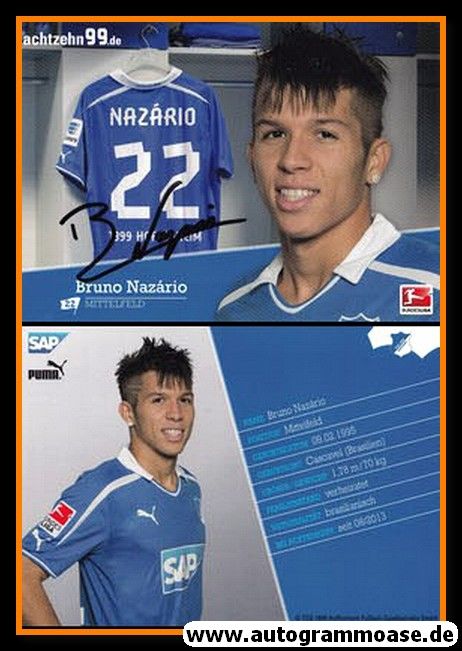 Autogramm Fussball | TSG 1899 Hoffenheim | 2013 | Bruno NAZARIO