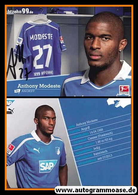 Autogramm Fussball | TSG 1899 Hoffenheim | 2013 | Anthony MODESTE