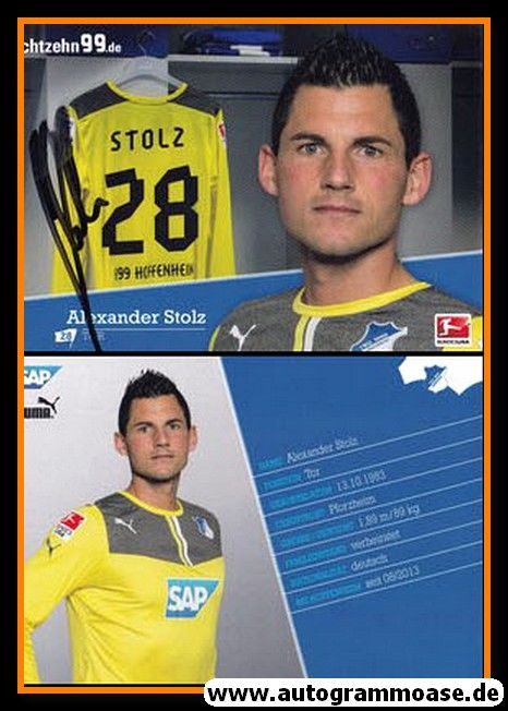 Autogramm Fussball | TSG 1899 Hoffenheim | 2013 | Alexander STOLZ