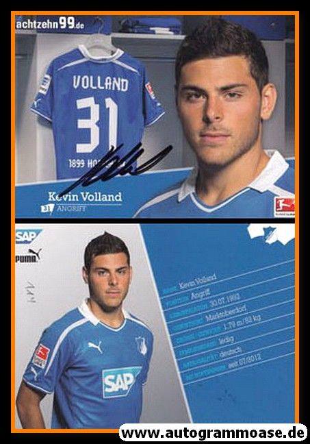 Autogramm Fussball | TSG 1899 Hoffenheim | 2013 | Kevin VOLLAND