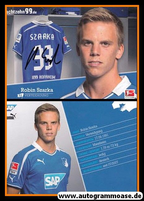 Autogramm Fussball | TSG 1899 Hoffenheim | 2013 | Robin SZARKA
