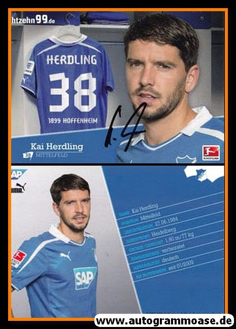 Autogramm Fussball | TSG 1899 Hoffenheim | 2013 | Kai HERDLING