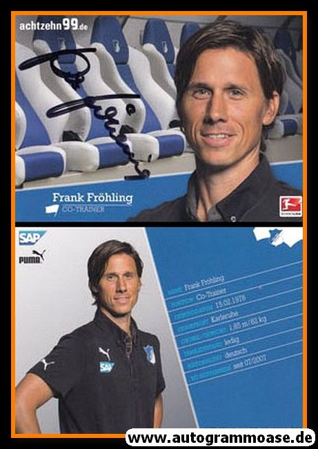 Autogramm Fussball | TSG 1899 Hoffenheim | 2013 | Frank FRÖHLING