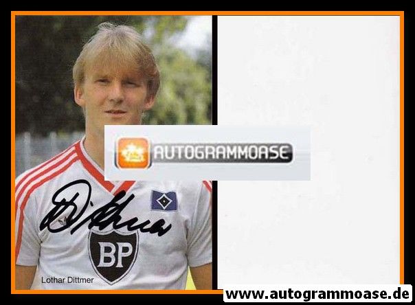Autogramm Fussball | Hamburger SV | 1986 | Lothar DITTMER