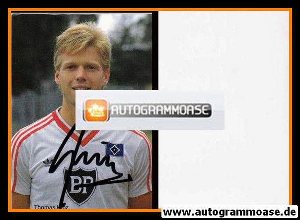 Autogramm Fussball | Hamburger SV | 1986 | Thomas HINZ
