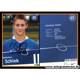 Autogramm Fussball | Karlsruher SC II | 2009 | Sebastian SCHIEK