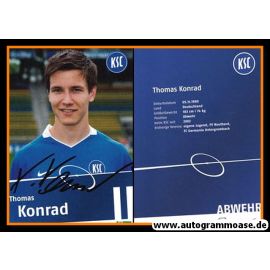 Autogramm Fussball | Karlsruher SC II | 2009 | Thomas KONRAD
