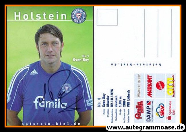 Autogramm Fussball | Holstein Kiel | 2005 | Sven BOY