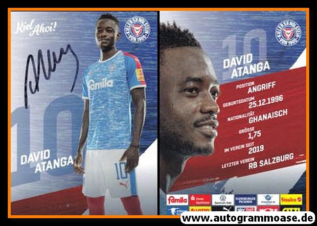 Autogramm Fussball | Holstein Kiel | 2020 | David ATANGA