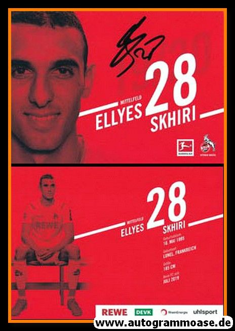 Autogramm Fussball | 1. FC Köln | 2019 | Ellyes SKHIRI