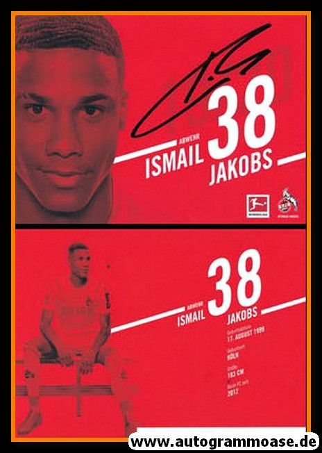 Autogramm Fussball | 1. FC Köln | 2019 | Ismail JAKOBS