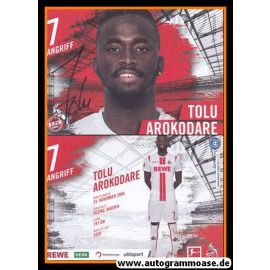 Autogramm Fussball | 1. FC Köln | 2020 | Tolu AROKODARE