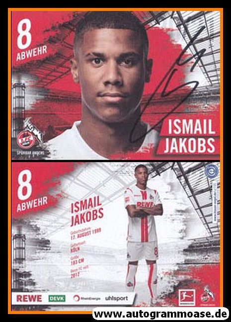 Autogramm Fussball | 1. FC Köln | 2020 | Ismail JAKOBS