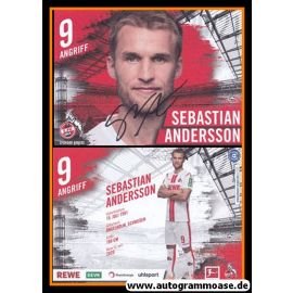 Autogramm Fussball | 1. FC Köln | 2020 | Sebastian ANDERSSON