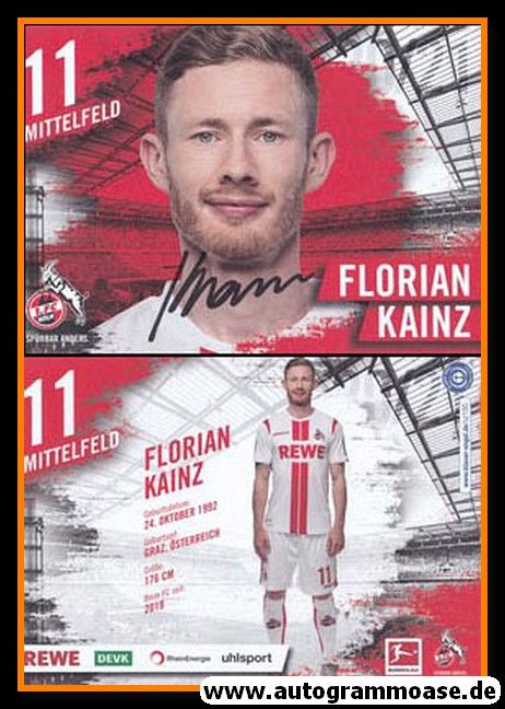Autogramm Fussball | 1. FC Köln | 2020 | Florian KAINZ