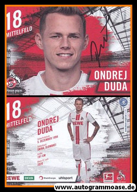 Autogramm Fussball | 1. FC Köln | 2020 | Ondrej DUDA