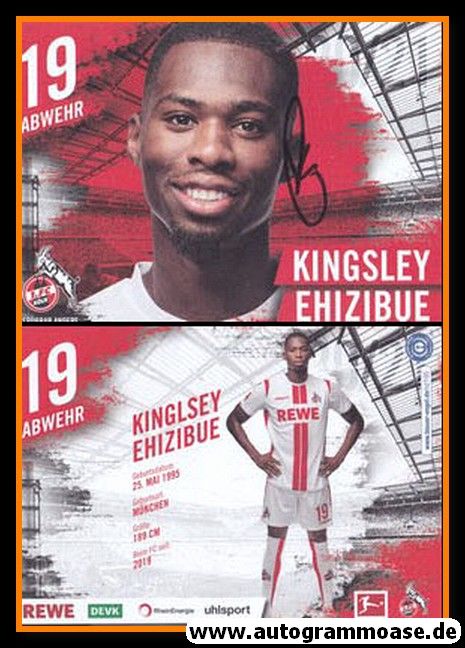 Autogramm Fussball | 1. FC Köln | 2020 | Kingsley EHIZIBUE