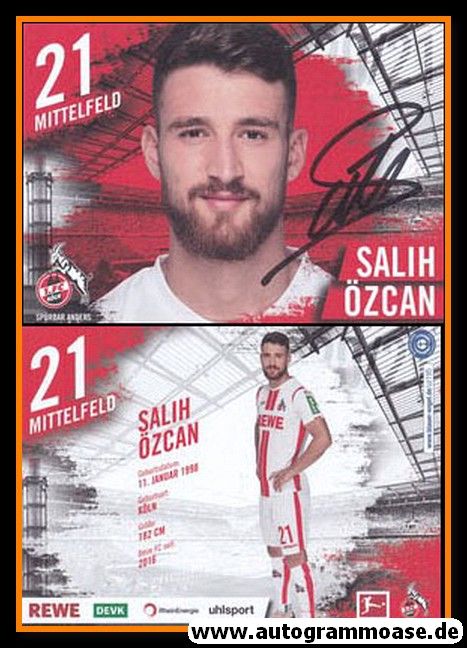 Autogramm Fussball | 1. FC Köln | 2020 | Salih ÖZCAN