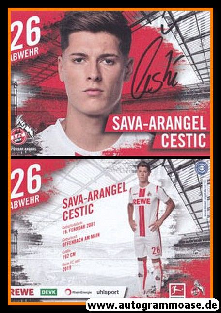 Autogramm Fussball | 1. FC Köln | 2020 | Sava-Arangel CESTIC