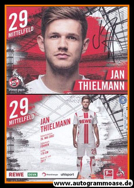 Autogramm Fussball | 1. FC Köln | 2020 | Jan THIELMANN