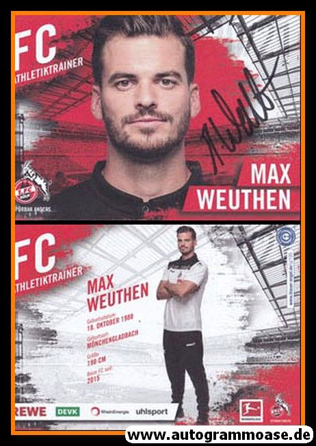 Autogramm Fussball | 1. FC Köln | 2020 | Max WEUTHEN